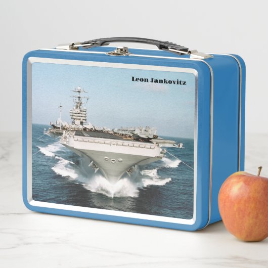 Flugzeugträger Metall Brotdose (Beispiel)