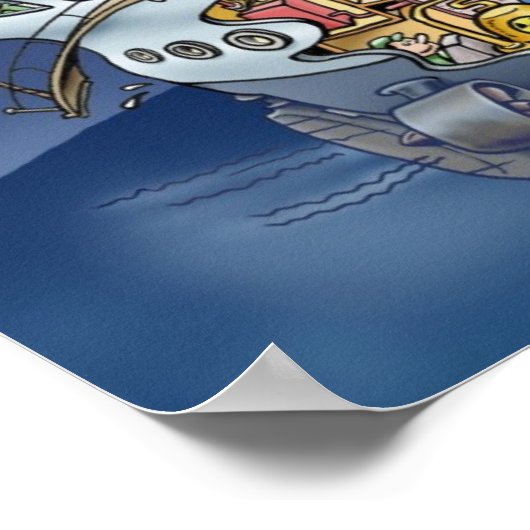 Flugzeugträger Poster (Ecke)