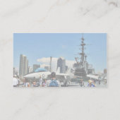 Flugzeugträger-Schiff Visitenkarte (Rückseite)