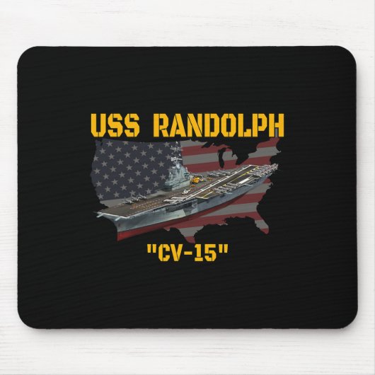Flugzeugträger Uss Randolph Cv-15 Veteran Day F Mousepad (Vorne)