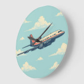 Flugzeuguhr Große Wanduhr (Winkel)