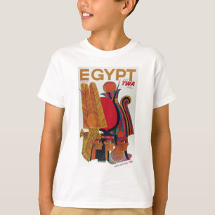 Flugzeugverkehr-alter Kultur-Tourismus Ägyptens T-Shirt