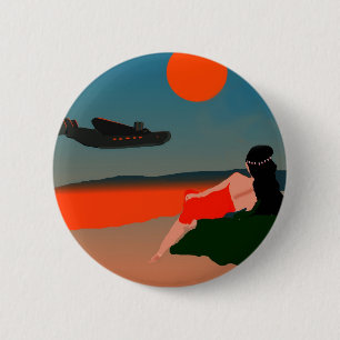 Flugzeugverkehr das Polynesien Button