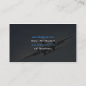 FlugzeugversuchsVisitenkarte Visitenkarte (Rückseite)