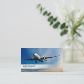 FlugzeugversuchsVisitenkarte Visitenkarte (Stehend Vorderseite)