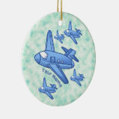 Flugzeugverzierung Keramik Ornament (Rechts)