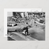 Flugzeugwerk: 1940 postkarte (Vorne/Hinten)