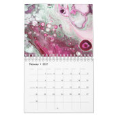 Fluid Acrylic Abstrakt Paintings Moderne Kalender (Feb 2027)