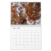 Fluid Acrylic Abstrakt Paintings Moderne Kalender (Mär 2027)
