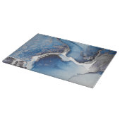 Fluid Alcohol Ink Cutting Board Schneidebrett (Ecke)