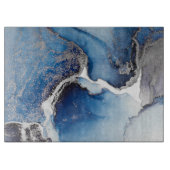 Fluid Alcohol Ink Cutting Board Schneidebrett (Vorderseite)