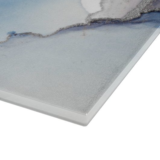 Fluid Alcohol Ink Cutting Board Schneidebrett (Ecke)