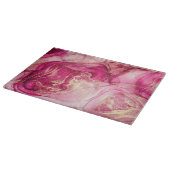 Fluid Alcohol Ink Cutting Board Schneidebrett (Ecke)