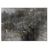 Fluid Alcohol Ink Cutting Board Schneidebrett (Vorderseite)