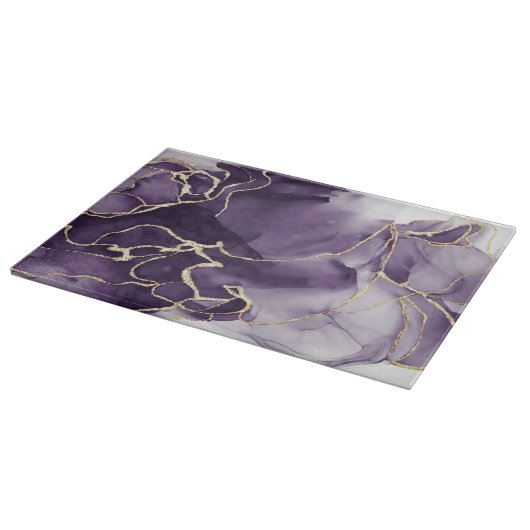 Fluid Alcohol Ink Cutting Board Schneidebrett (Ecke)