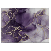 Fluid Alcohol Ink Cutting Board Schneidebrett (Vorderseite)