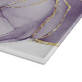 Fluid Alcohol Ink Cutting Board Schneidebrett (Ecke)