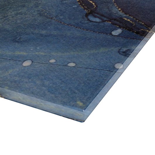 Fluid Alcohol Ink Cutting Board Schneidebrett (Ecke)