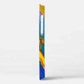 Fluid Art. Abstrakter farbiger Hintergrund, Tapete Case-Mate iPhone Hülle (Rückseite / Links)