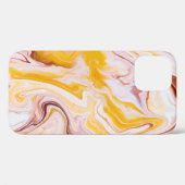 Fluid Art: irisierende abstrakte Textur. Case-Mate iPhone Hülle (Rückseite (Horizontal))