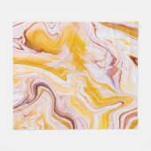 Fluid Art: irisierende abstrakte Textur. Fleecedecke (Vorderseite (Horizontal))