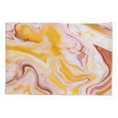 Fluid Art: irisierende abstrakte Textur. Kissenbezug (Rückseite)