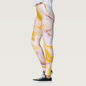 Fluid Art: irisierende abstrakte Textur. Leggings (Links)