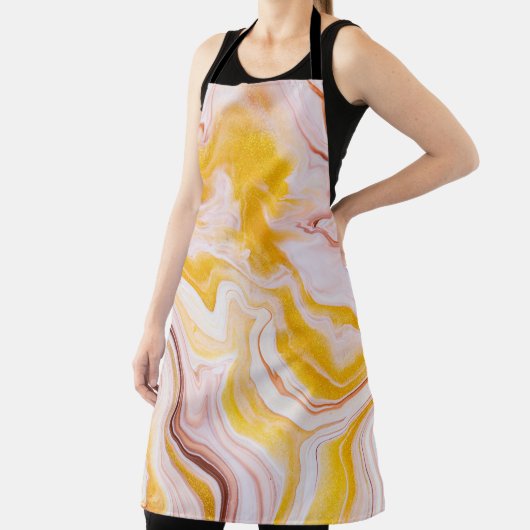 Fluid Art: irisierende abstrakte Textur. Schürze (InSitu)