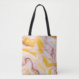 Fluid Art: irisierende abstrakte Textur. Tasche