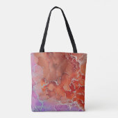 Fluid Art. Moderne, farbenfrohe Hintergrundmusik,  Tasche (Rückseite)
