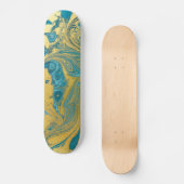 Fluid Art Paint Skateboard (Vorderseite)