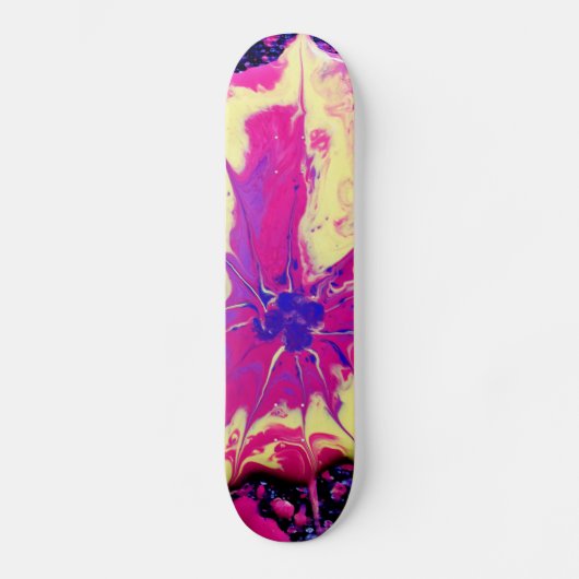 Fluid Art Paint Skateboard (Vorderseite)
