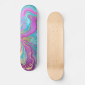 Fluid Art Paint Skateboard (Vorderseite)