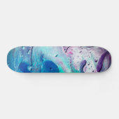Fluid Art Paint Skateboard (Horizontal)