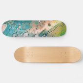 Fluid Art Paint Skateboard (Horizontal)