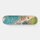 Fluid Art Paint Skateboard (Horizontal)
