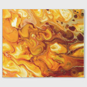 Fluid Art Pour Abstrakt Geschenkpapier (Flach)