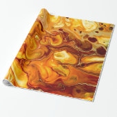 Fluid Art Pour Abstrakt Geschenkpapier (Ungerollt)