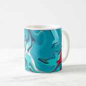 Fluid Blue Harmony Kaffeetasse (VorderseiteRechts)