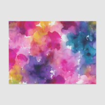 Fluid Color Transition: Chromatic Spill Ink Blot