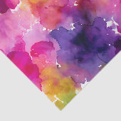 Fluid Color Transition: Chromatic Spill Ink Blot Seidenpapier (Ausschnitt)