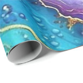 fluid colors geschenkpapier (Rolleneckpunkt)