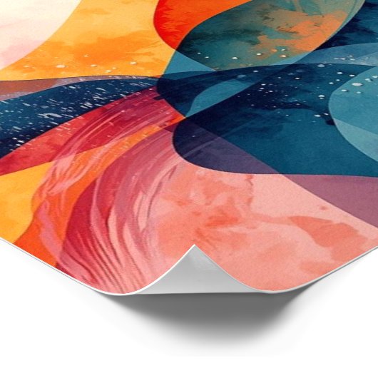 "Fluid Dynamics" Poster (Ecke)