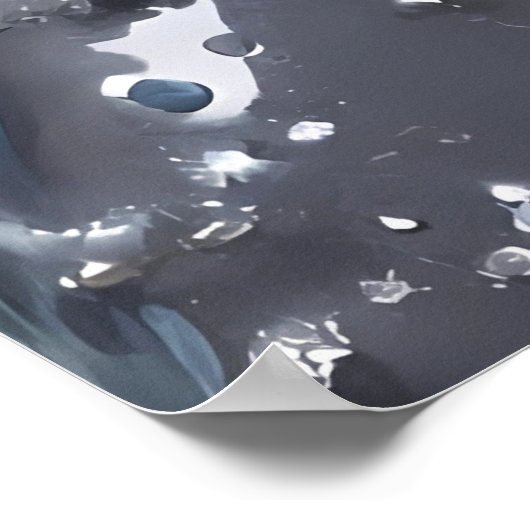 Fluid Futurism Poster (Ecke)