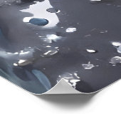 Fluid Futurismus Poster (Ecke)