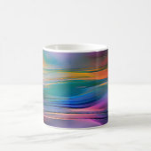 "Fluid Horizons" Zeitgenössische Abstrakte Kunst Kaffeetasse (Mittel)