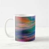 "Fluid Horizons" Zeitgenössische Abstrakte Kunst Kaffeetasse (Links)