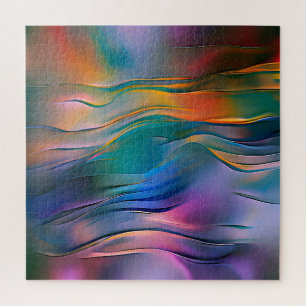 "Fluid Horizons" Zeitgenössische Abstrakte Kunst Puzzle