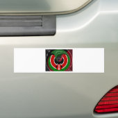 Fluid Kenya Flag Hakuna Matata Autoaufkleber (Auf Auto)