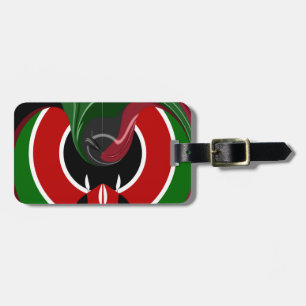 Fluid Kenya Flag Hakuna Matata Gepäckanhänger